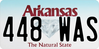 AR license plate 448WAS