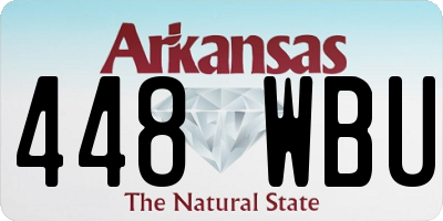 AR license plate 448WBU