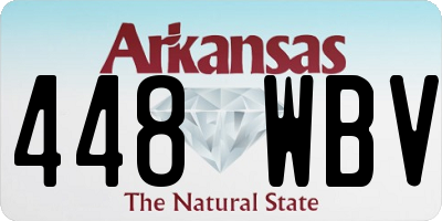 AR license plate 448WBV