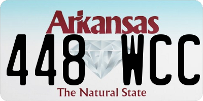 AR license plate 448WCC
