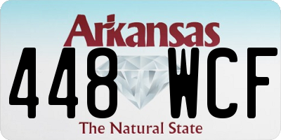 AR license plate 448WCF