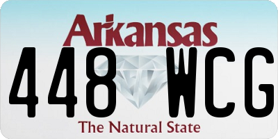 AR license plate 448WCG