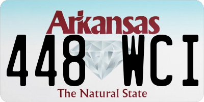 AR license plate 448WCI