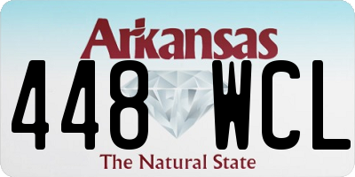 AR license plate 448WCL