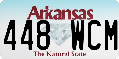 AR license plate 448WCM