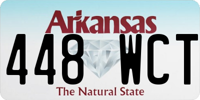 AR license plate 448WCT