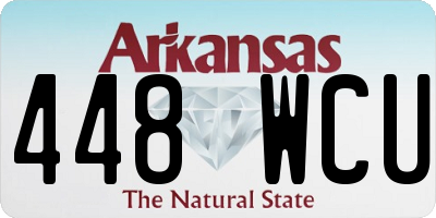 AR license plate 448WCU