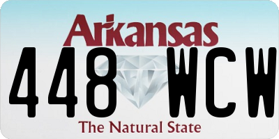 AR license plate 448WCW