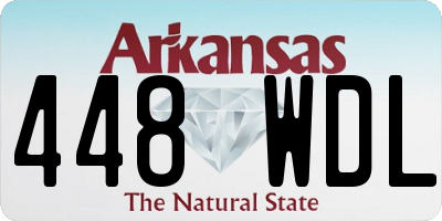AR license plate 448WDL