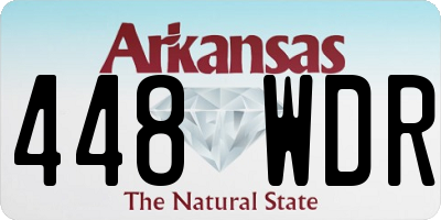 AR license plate 448WDR