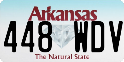 AR license plate 448WDV