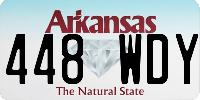 AR license plate 448WDY