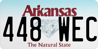 AR license plate 448WEC