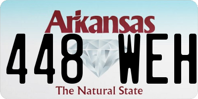AR license plate 448WEH