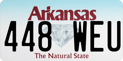 AR license plate 448WEU