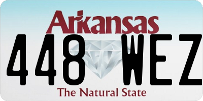 AR license plate 448WEZ