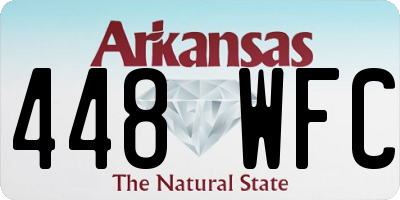 AR license plate 448WFC