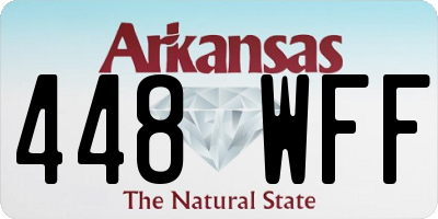 AR license plate 448WFF