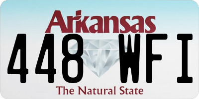 AR license plate 448WFI