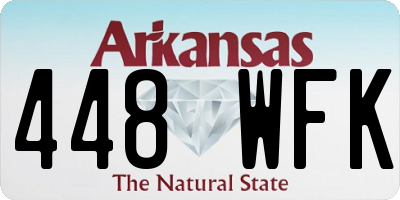 AR license plate 448WFK