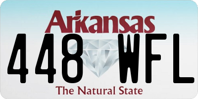 AR license plate 448WFL