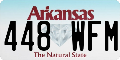 AR license plate 448WFM