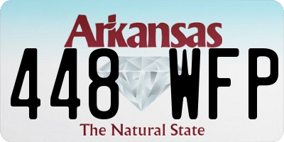 AR license plate 448WFP