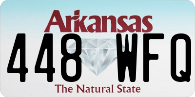 AR license plate 448WFQ