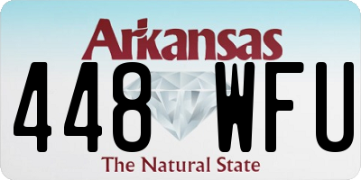 AR license plate 448WFU