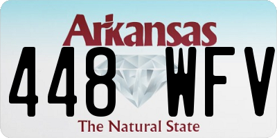 AR license plate 448WFV