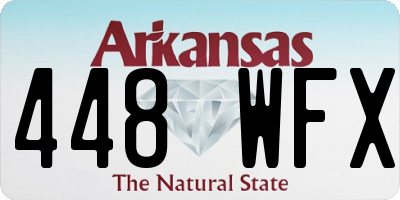 AR license plate 448WFX