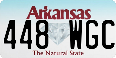 AR license plate 448WGC