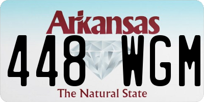 AR license plate 448WGM