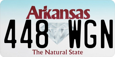 AR license plate 448WGN
