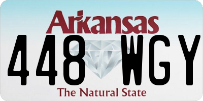 AR license plate 448WGY
