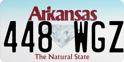 AR license plate 448WGZ