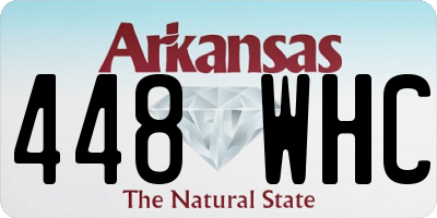 AR license plate 448WHC