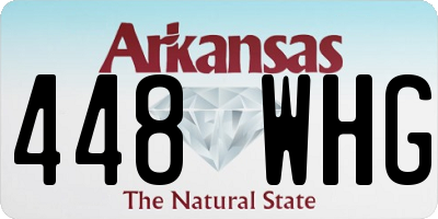 AR license plate 448WHG