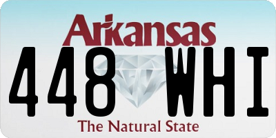 AR license plate 448WHI