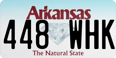 AR license plate 448WHK