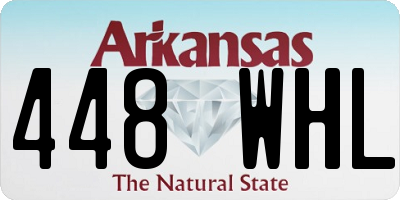 AR license plate 448WHL