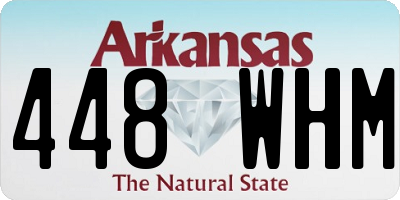 AR license plate 448WHM