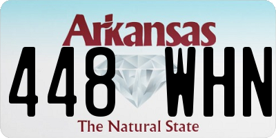 AR license plate 448WHN