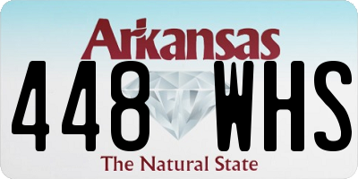 AR license plate 448WHS