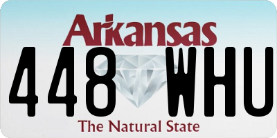 AR license plate 448WHU