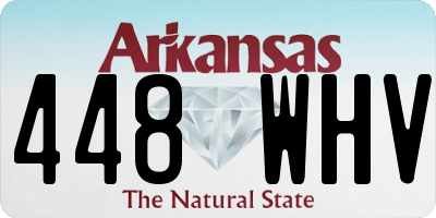 AR license plate 448WHV