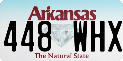 AR license plate 448WHX