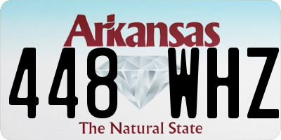 AR license plate 448WHZ