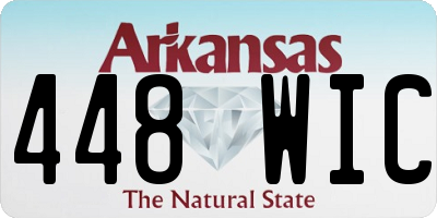 AR license plate 448WIC
