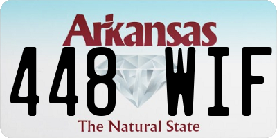 AR license plate 448WIF